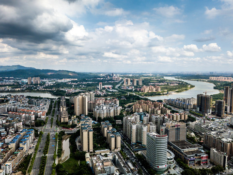 广东省广州市增城区城市风光