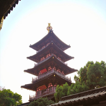 苏州寒山寺塔