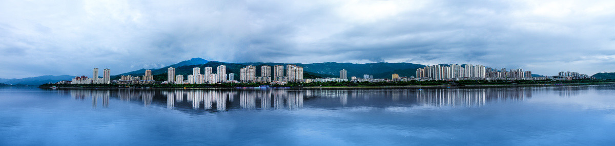 开州汉丰湖全景