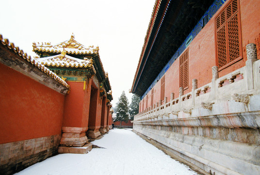 故宫太庙雪景