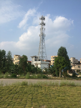 茶坑村电力塔