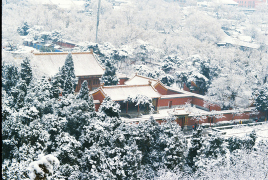 北京故宫雪景