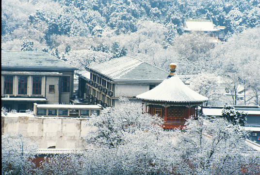 北京故宫雪景