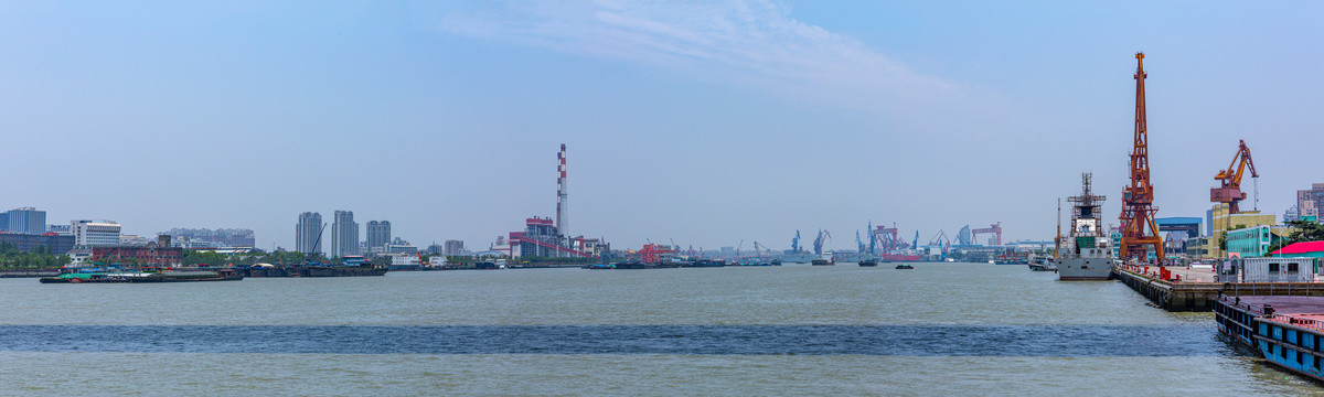 杨浦滨江码头全景