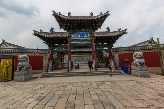 中国山西忻州古城风光