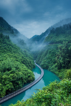 中国湖北恩施宣恩狮子关水库