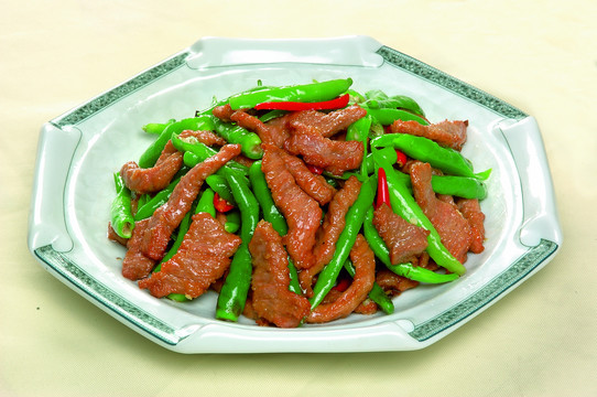 青椒炒肉