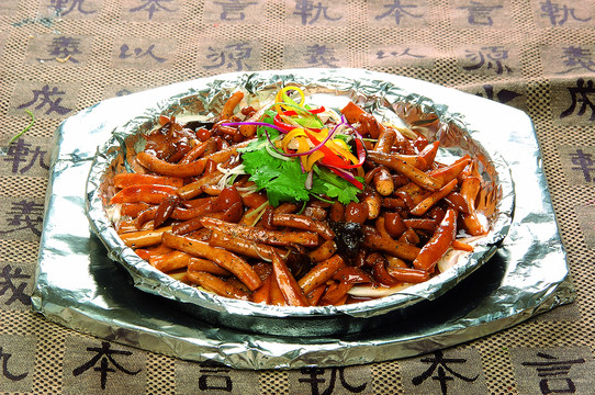 铁板黑椒野山菌