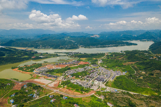 湖北宜都青林寺航拍