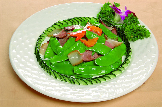 腊味荷兰豆