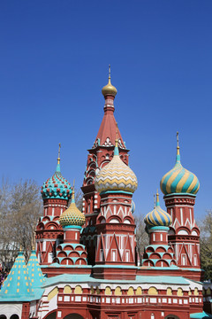 俄罗斯尖顶城堡景观