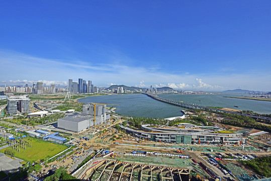 深圳前海湾大全景