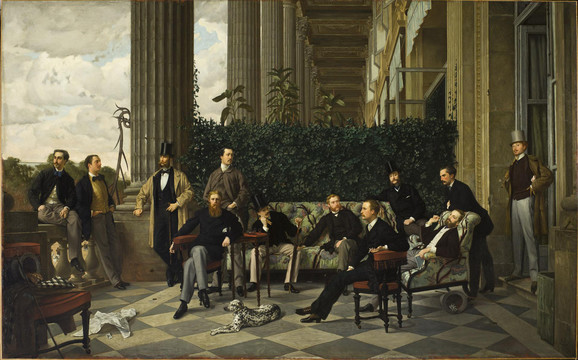 提索法国古典主义宫廷油画