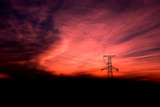 电力夕阳