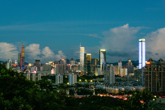 深圳中心区夜景