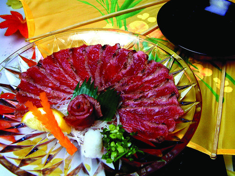 生嫩牛肉