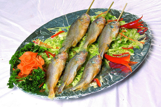 串烤小黄花