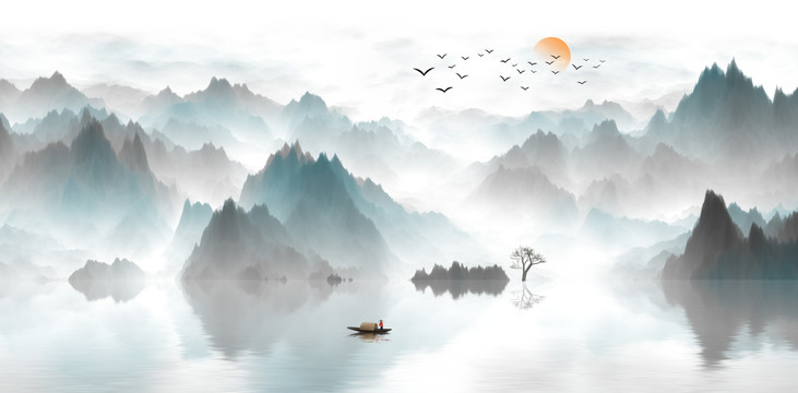 水墨画