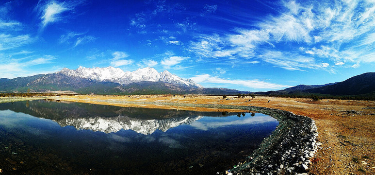 玉龙雪山特写