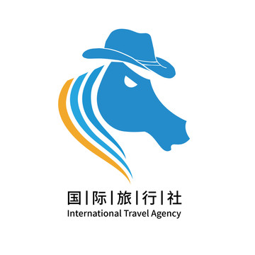 牛仔马头国际旅游旅行社logo