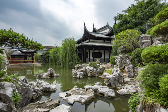 中式园林建筑景观