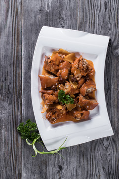 美食中国菜猪蹄猪脚