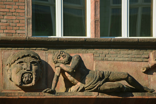 德国柏林城市建筑装饰雕塑