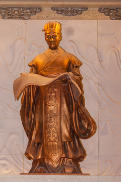 中国古代人物蔡伦雕像