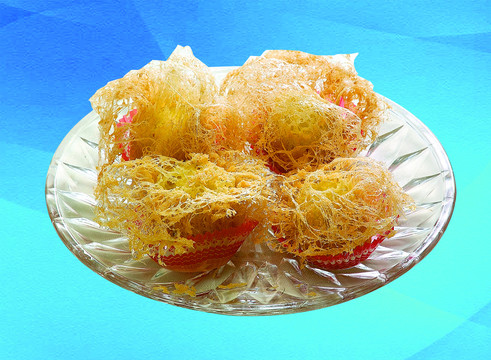 金丝蛋黄饺