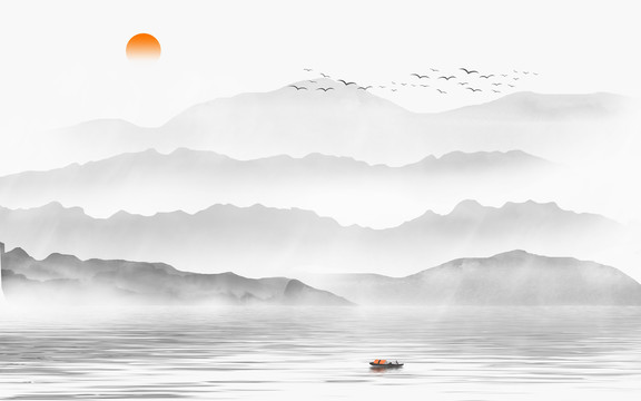 水墨山水