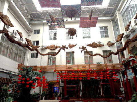 柳州博物馆大厅装饰