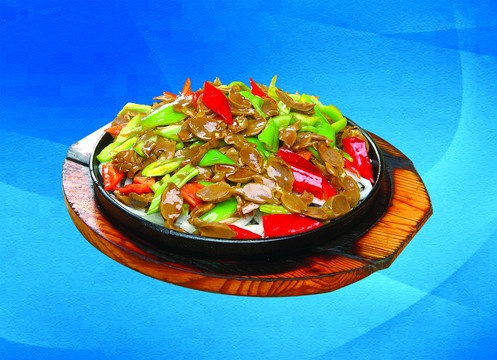 铁板鸡胗