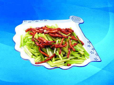 肉丝香芹