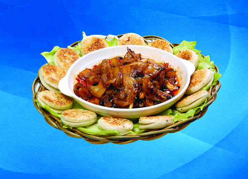 锅盔回锅肉