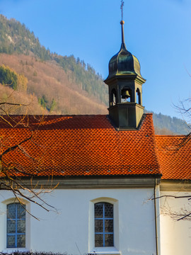 瑞士小镇教堂