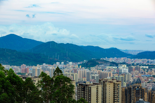 惠阳新圩镇观音山小镇市容