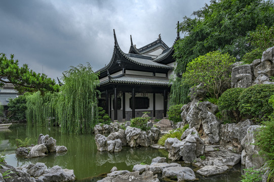中式园林建筑景观