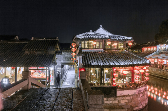 西塘古镇夜景