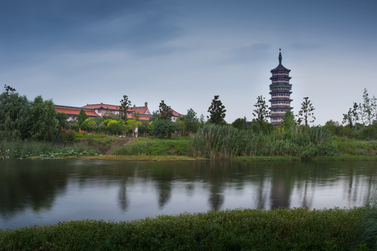 古运河边的高旻寺