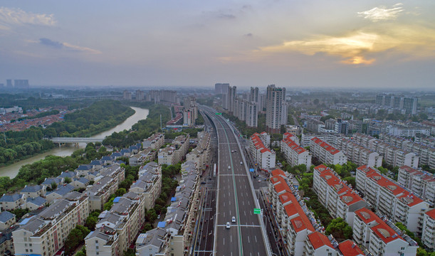 江苏省淮安市淮阴区城市风光