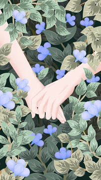 护手霜蓝色