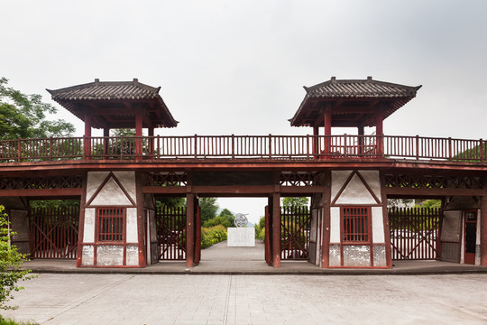 定军山旅游景区西门