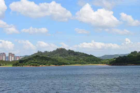 松山湖小岛景色