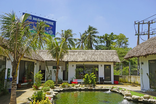 越南度假村餐厅的VIP包间