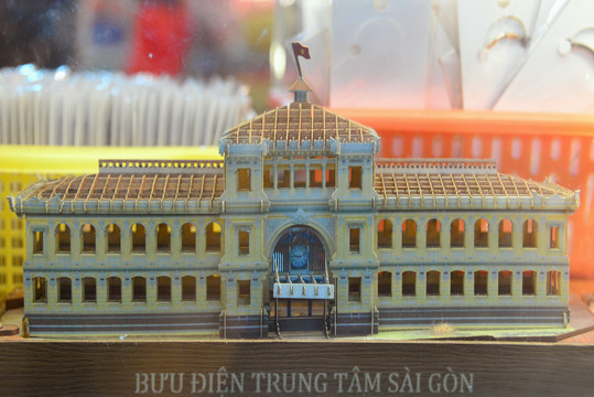 越南建筑工艺品胡志明市中心邮局