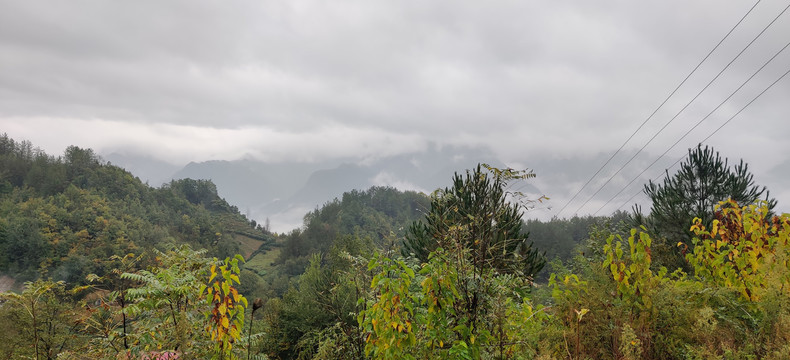 秦岭深山村庄