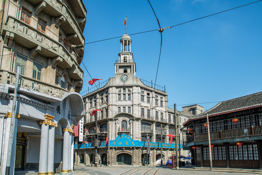 老上海街景