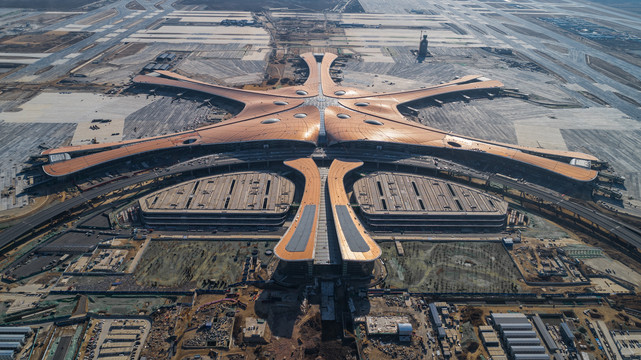 航拍北京大兴机场