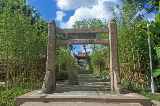 小山丛竹旅拍风景