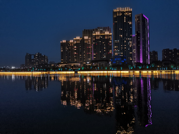 城市建筑夜景